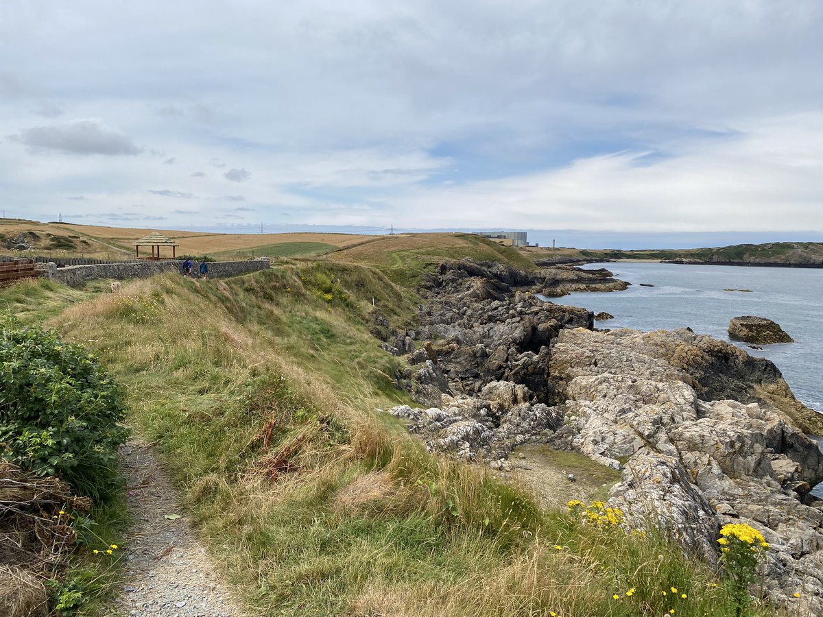 esther_haywood's tweet photo. Fantastic walk along the coastal path from Cemas to Cemlyn @Anglesey you have to admire the power of Wylfa and the jobs it has brought to this fantastic island.  Scenery from Wylfa head just stunning. https://t.co/S5omE15oEw