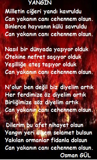 gulosman's tweet photo. YANGIN
#PrayForTurkey #yangın #Antalya #Manavgat #Muğla #İzmir #Turkey #dua #şiir https://t.co/VzN4qAgCbY