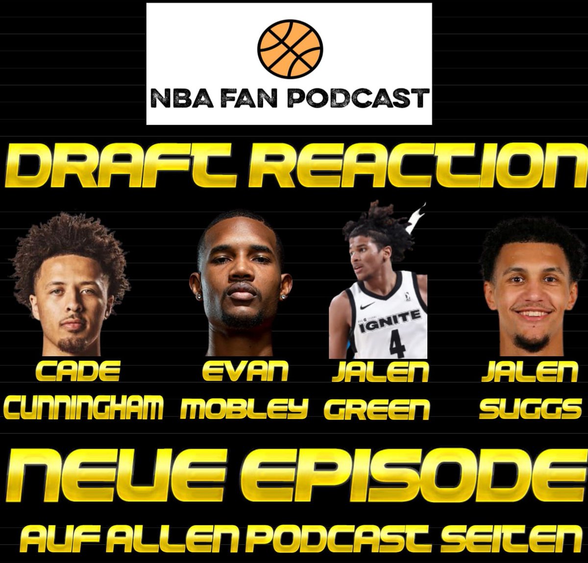 NBA_Fan_Podcast's tweet photo. Episode 31: Draft Reaction. 
Steffen und sein Gast Mirko diskutieren rund um den Draft Day. 
Links: https://t.co/txqyG9W56H
Viel Spaß mit der neuen Episode!
#nba #NBATwitter #NBADraft #nbadraft2021 https://t.co/k2Bhc8bLtm