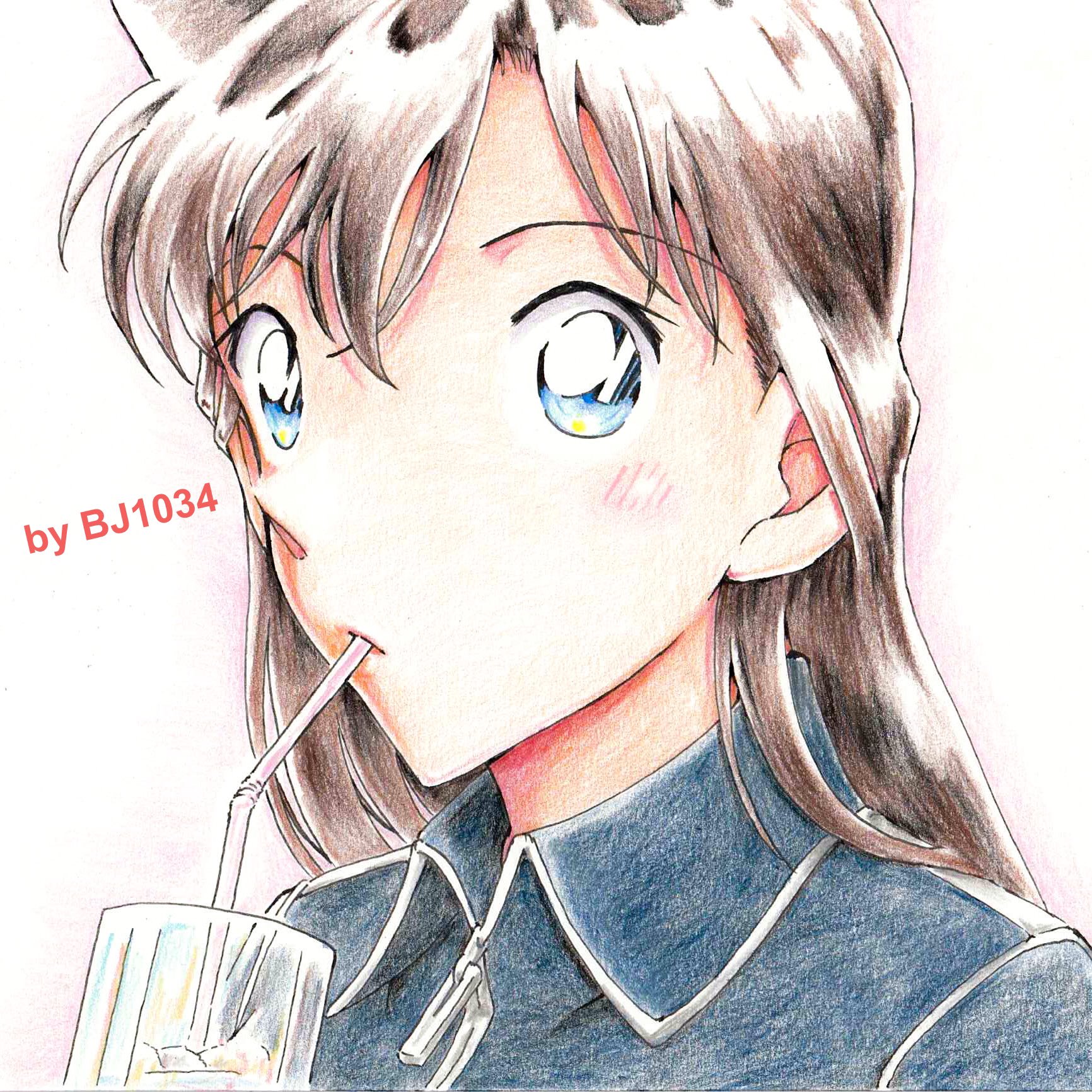 BJ1034🐳色鉛筆でコナンイラスト描いてます on X: 