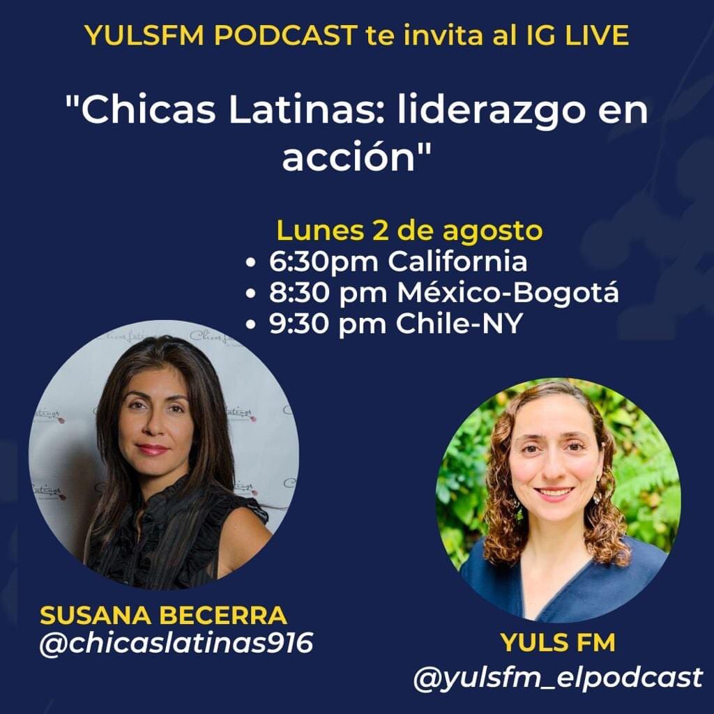 🎙️Sintonice esta noche para "Chicas Latinas: liderazgo en acción"
#iglive ⠀⠀⠀⠀⠀⠀⠀⠀
#SheSePuede #WomenEmpowerment #latinasbelike #Latinas #LatinaAndProud #MujerPower #sactownlatinas  #sacvolunteers #nonprofit
