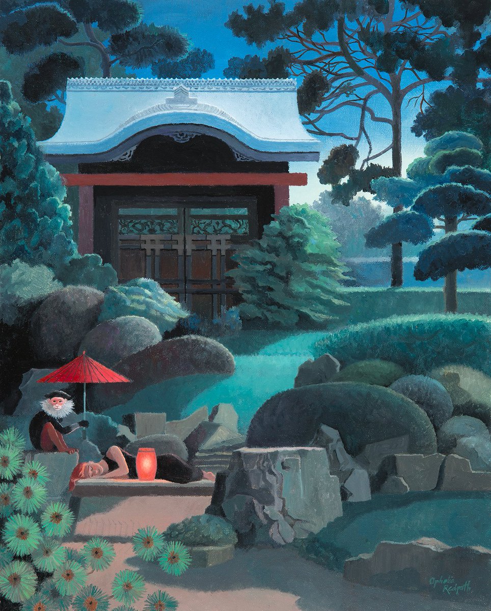 This piece, "Japanese Garden at Kew", helped me win the title of Landscape Artist of the Year, Sky Arts.