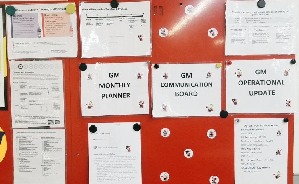 Loved our updated communication board. Direct one stop shop for our team. #TeamBethesda #T3242 <a href="/DarrinTgt/">Darrin Reedy</a> <a href="/FFandF_Adam/">Adam B</a>