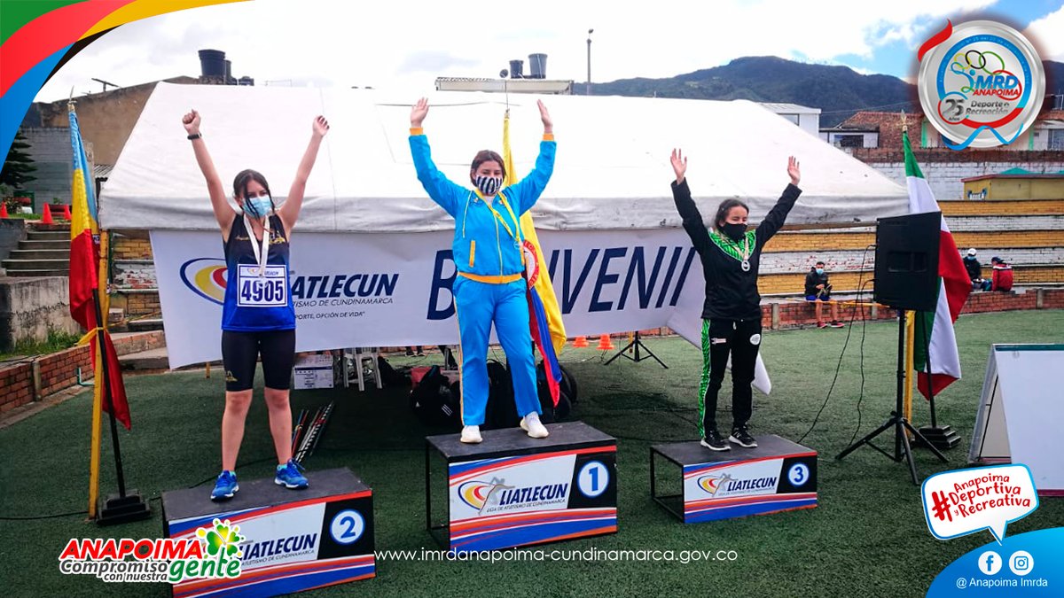 AnapoimaImrda's tweet photo. #anapoimapromueveelautocuidado✅😷🍀   II Campeonato Departamental de Atletismo U14 -U16 -U18. 🏃‍♂️🏃‍♀️
Evento organizado por la Liga de Atletismo de Cundinamarca en el municipio de Zipaquirá el día 31 de julio. 
https://t.co/uvfTgmGP7P https://t.co/koYoFFwSAd