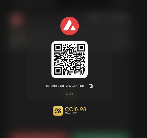kha_sinh's tweet photo. @coin98_wallet @traderjoe_xyz @avalancheavax Replying to 
@coin98_wallet
 @traderjoe_xyz
 and 
@avalancheavax
Good project, glad to find this project, This project is going to be great,like what the devs are doing to make the project workout.

0x8e90BEb04cb23e756Ff058e78B7C07c972e7FED8 https://t.co/hyLklhb4Rq