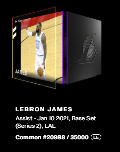 OwnTheMomentNFT's tweet photo. 🚨LeBron Giveaway🚨

LeBron /35k up for grabs with 2 hours remaining. 

RT the tweet below and follow us + @TheFirstMint to qualify!

See you all in chat tonight as we bring @LgDoucet on to the show. https://t.co/3Umwe9nxPL