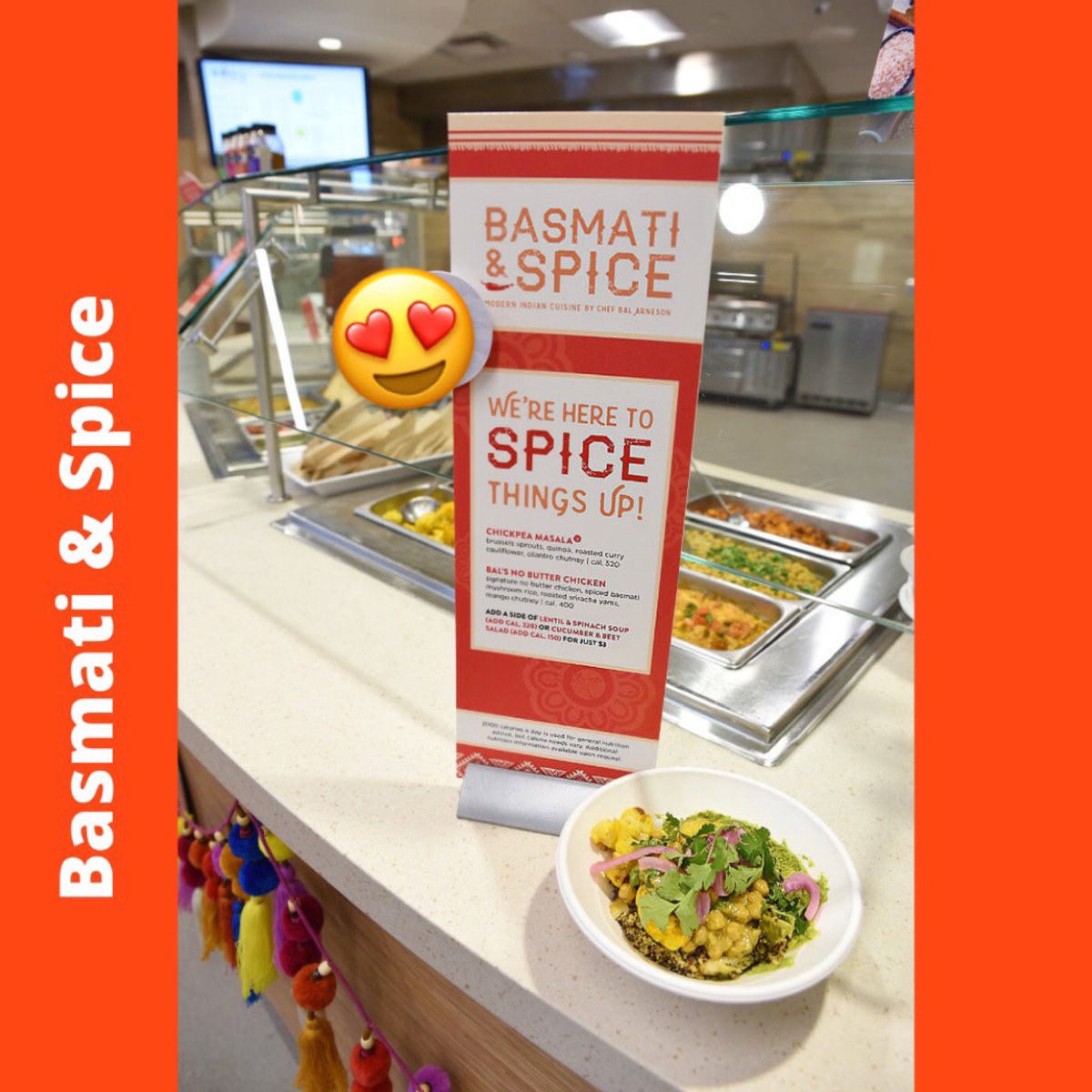 My newest wellness food concept...rolling out in 800+ hospitals across the US 

Introducing <a href="/BasmatiAndSpice/">BasmatiAndSpice</a> - a new flavour packed concept serving doctors, nurses, patients, staff, &amp; visitors at hospitals. It’s plant forward options represent the #PowerOfFood <a href="/MorrisonHC/">Morrison Healthcare</a>