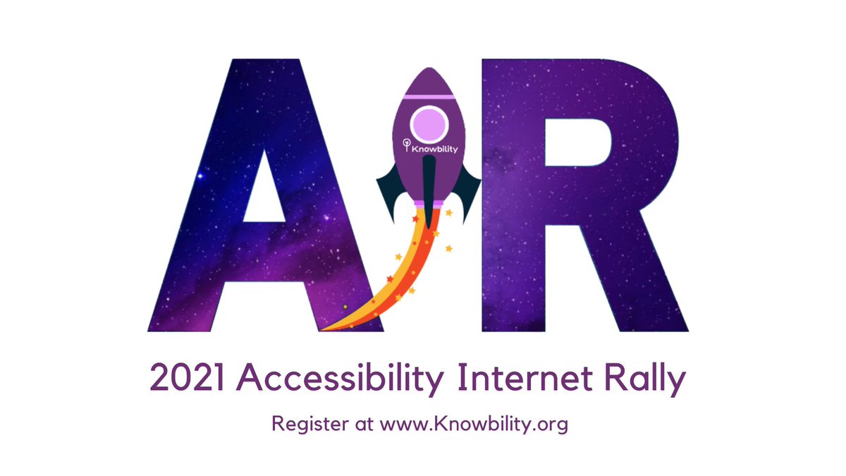 BoutonJones's tweet photo. The Accessibility Internet Rally (AIR) is Knowbility’s long-running community program.  If you’re interested in improving your #accessibility knowledge or are part of a nonprofit that wants to be more accessible, sign up for this tech-for-good initiative. https://t.co/vI0BBK1o4f. https://t.co/FtI3ABES2K