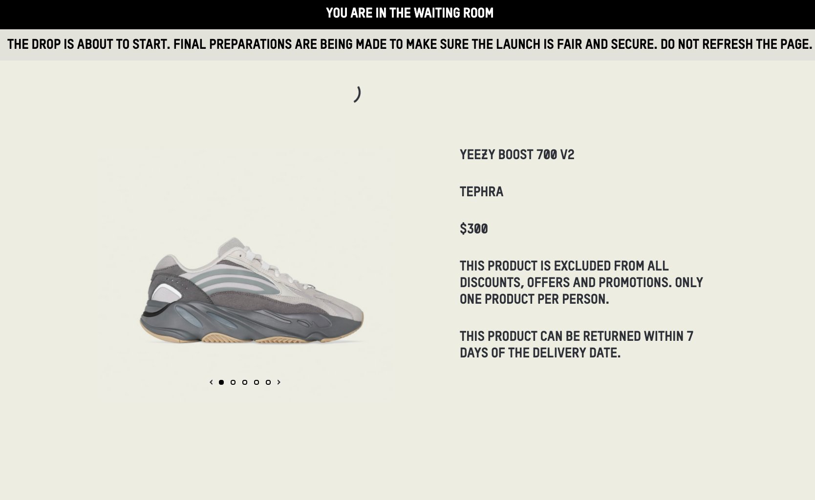 BOOST LINKS X Ad QUEUE on adidas US adidas Yeezy Boost 700 V2 Tephra https t CBydEE0QRv https t mhSGyt0VW2 X