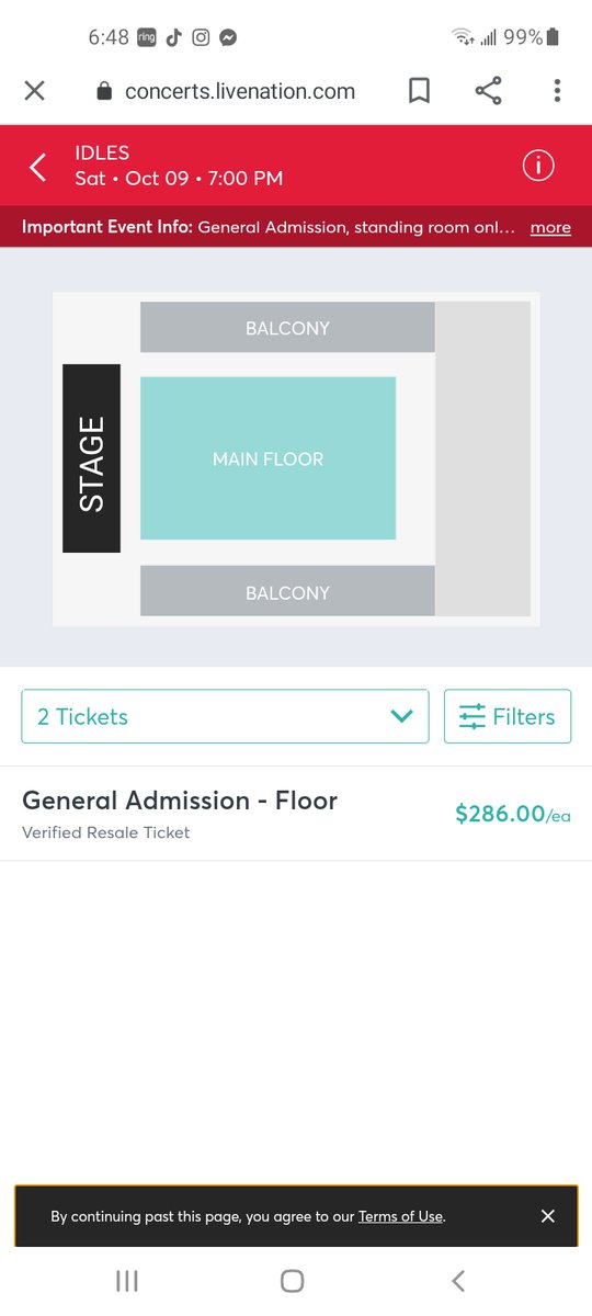 superfizz's tweet photo. Just found out my favorite band @idlesband is playing at @StAndrewsHall in Detroit! Went to get tix and they are $286 each???? Thats not very punk rock! https://t.co/vMznThCcUz