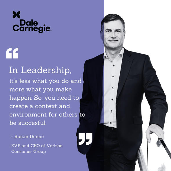 DaleCarnegie_SD's tweet photo. To be a successful leader, it's important to create an environment that fosters success for others. What do you think makes for good leadership? https://t.co/rBBKiVGnjo