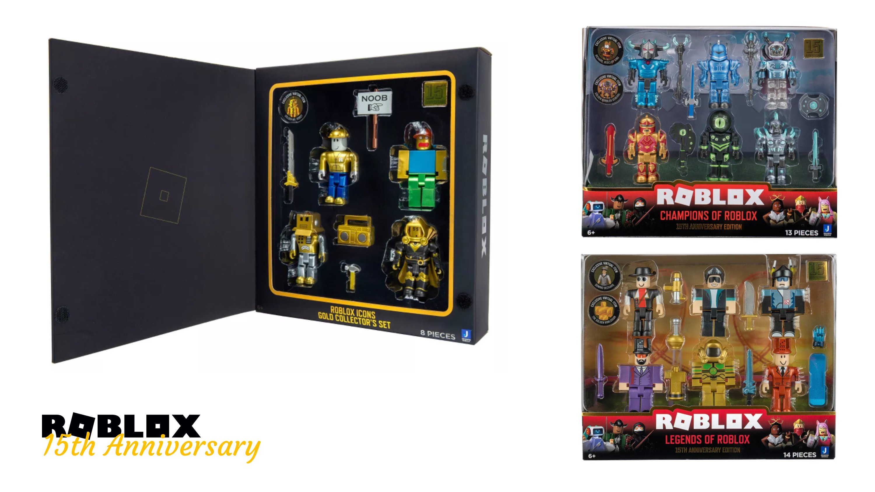 15th Anniversary Legends of Roblox Action Figure 6-Pack 