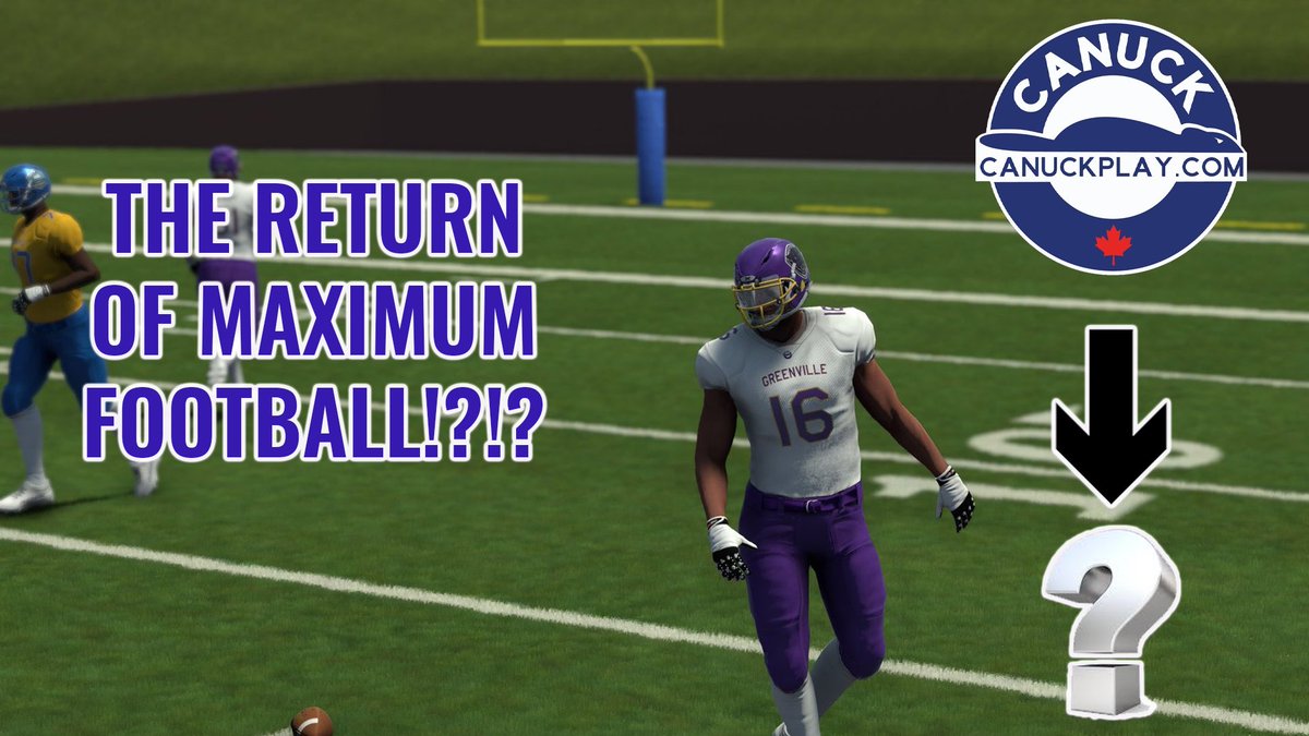 JohnJakeGaming's tweet photo. Going to be talking Maximum Football News tomorrow at noon EST! Your gonna want tune in to see what I got to say π₯π₯ #MaxFootballGame #BringBackCollegeFootball https://t.co/xdMtETfJps