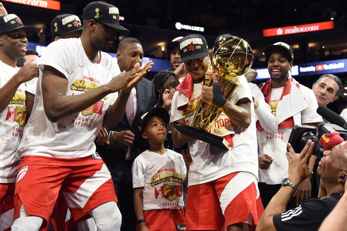 theScore's tweet image. Kyle Lowry Over Everything. 👏
