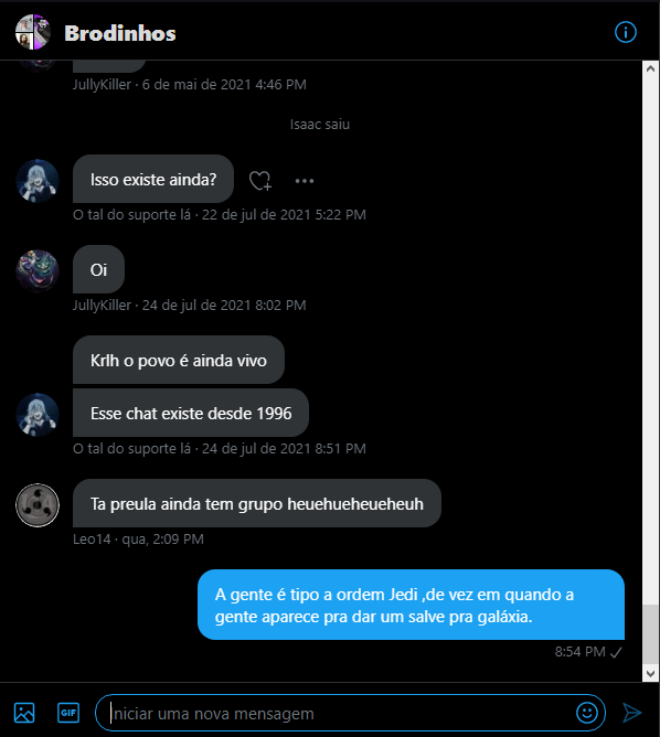 Augusto_RedWolf's tweet photo. Sim, o grupo ainda existe!(Abra a imagem) https://t.co/WWmNhIGY4y