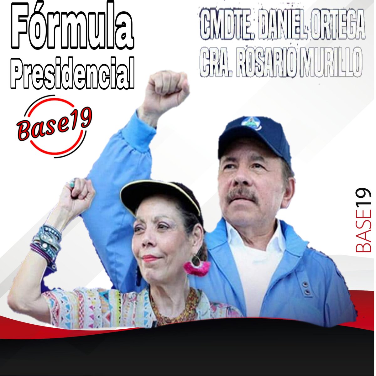 1979_Base's tweet photo. El pueblo nicaragüense, ratifica la Fórmula del Amor, de La Paz, la Dignidad y Prosperidad con el Comandante Daniel y la Compañera Rosario.@taniasandinista
#VivaDaniel2021
#Base19 https://t.co/GTq9OXCuF2