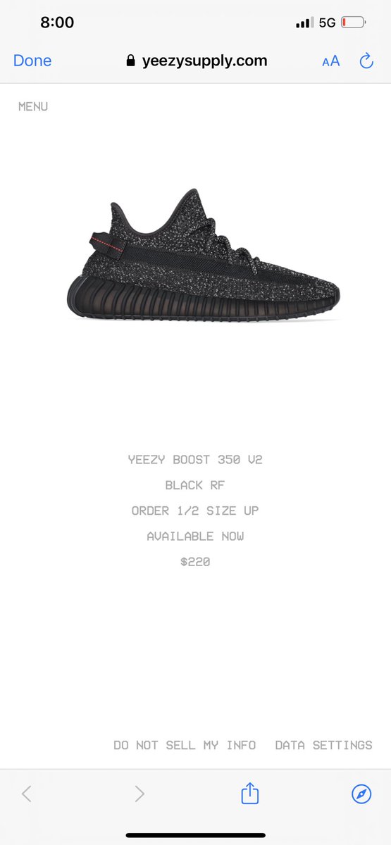 yeezy boost black twitter