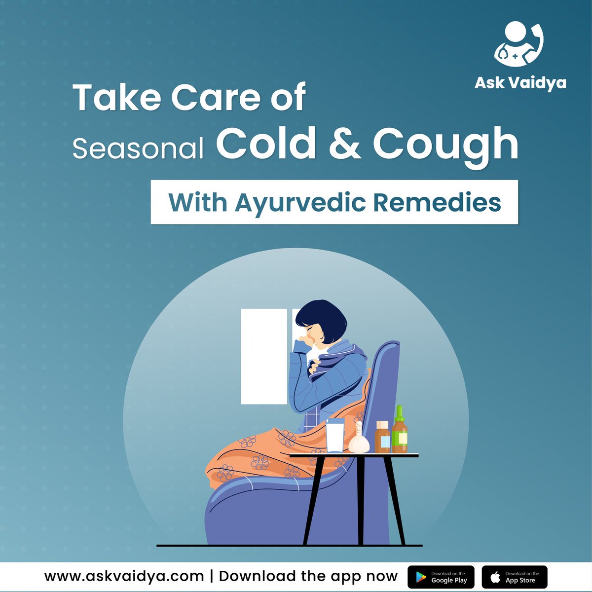 AskVaidya's tweet photo. Home remedies can come to your rescue when common cold and cough trouble you this winter season

https://t.co/rYNpEiI2jx

#CovidVaccine #COVAXIN #coldandcough #askvaidya https://t.co/MQMNE1w89o