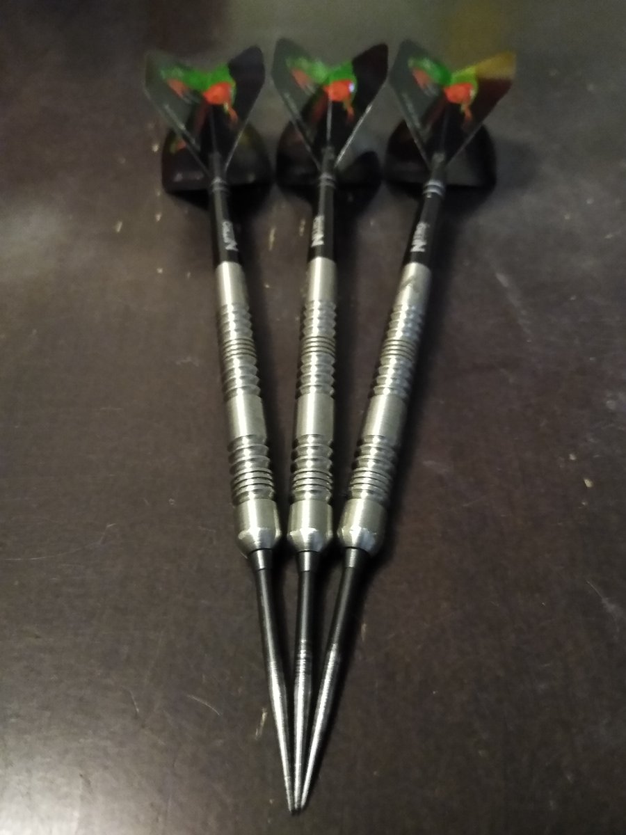 ArkansasDarts's tweet photo. Repointed 24 gram Euro 11s
#Darts #reddragondarts #snakebitewright https://t.co/oAXyXJDzwe