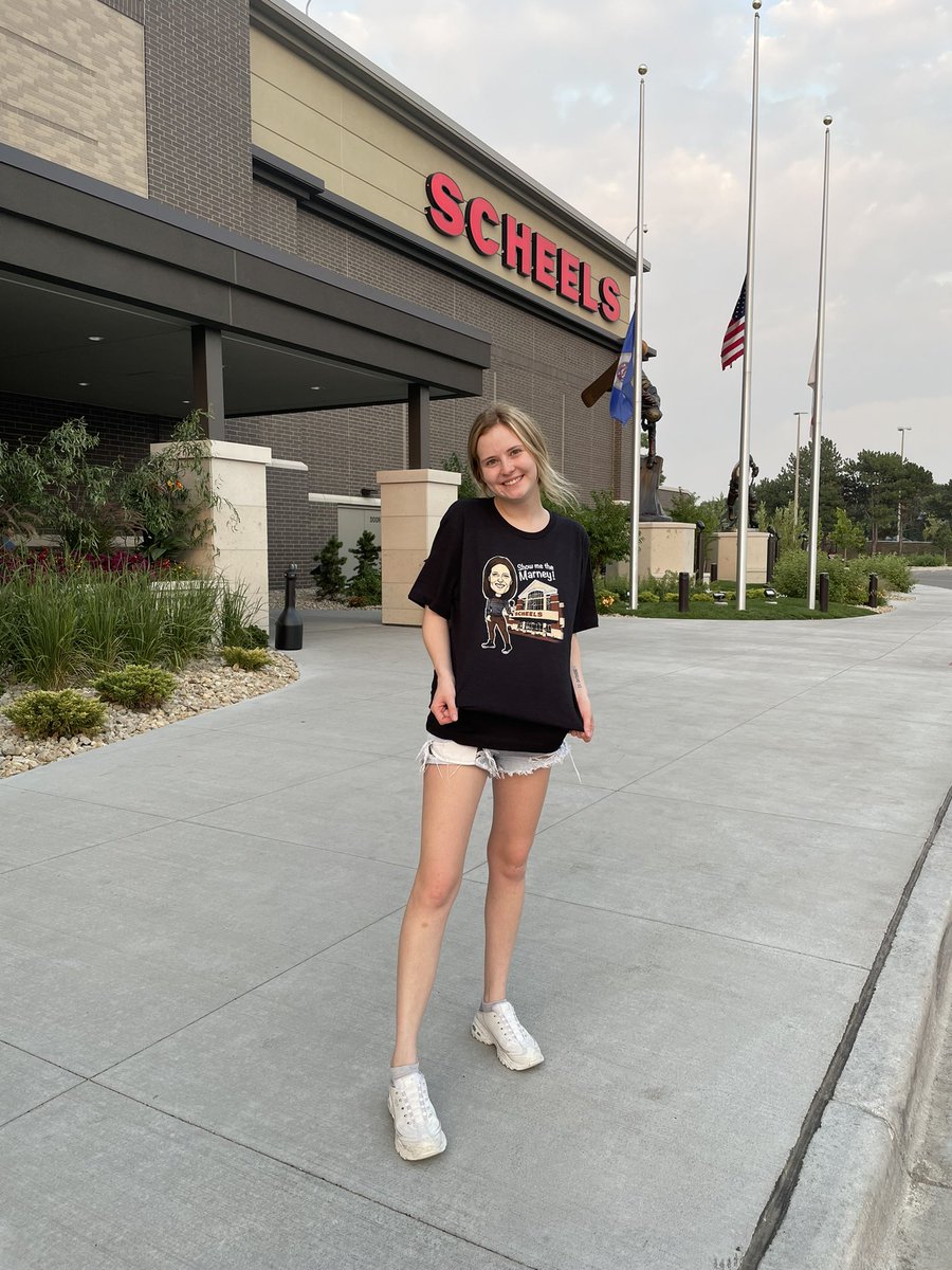 pattigoodman01's tweet photo. Had to pick up my Show me the Marney! shirt @SCHEELS @MarneyGellner ❤️ https://t.co/IRcK8QaQnv