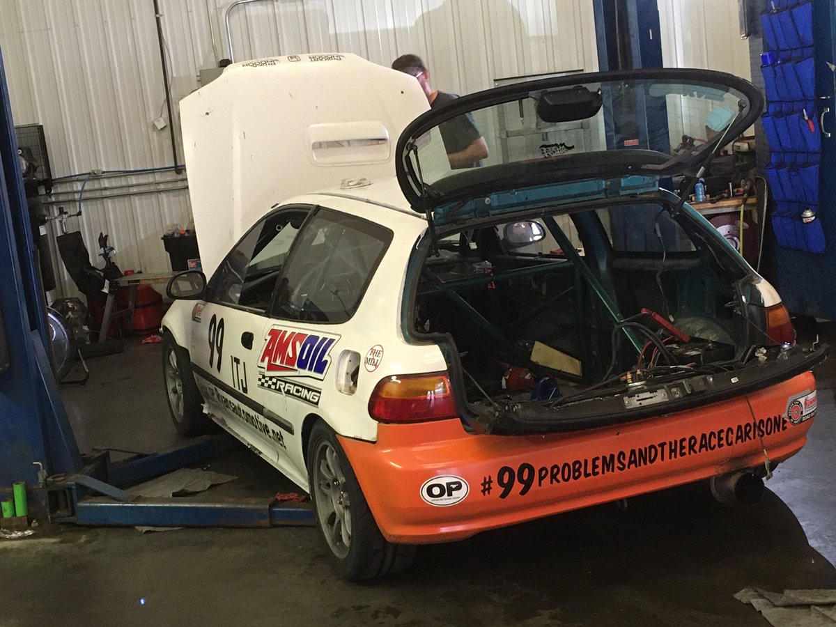 FLPerformance99's tweet image. We spent Sunday getting some last minute prep done on the car. Race is less than 2 weeks away!
