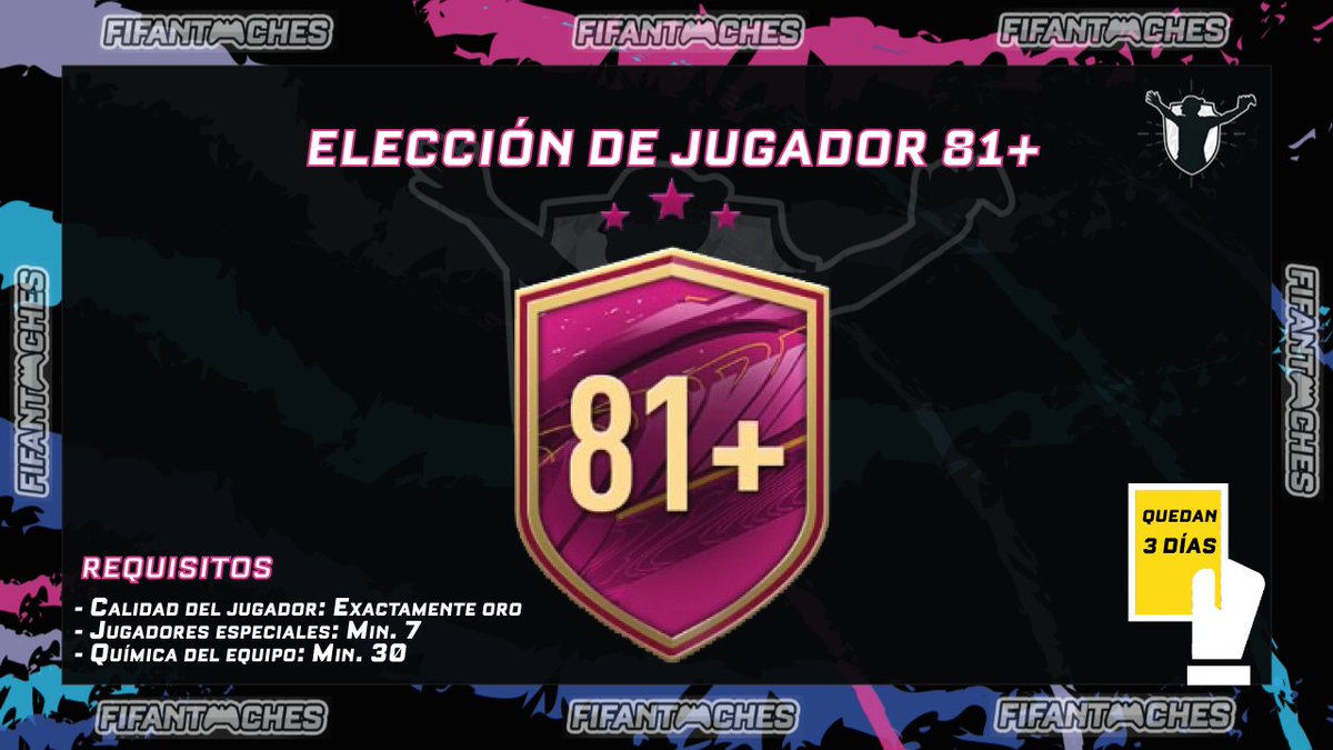 Fifantoches's tweet photo. ¡Las mejoras de jugadores siguen con todo!
Fifantoches 😎 prueben a la suerte y escojan a un jugador de 81 o más
#Fifantoches #SportsVG #FUT21 #FIFA21 #UltimateTeam https://t.co/2PkBI3HmET