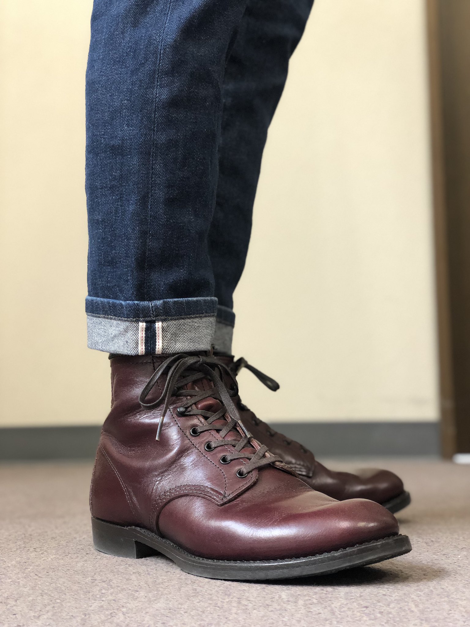 レッドウィング9062フラットボックス RED WING BECKMAN BOOT #9062
