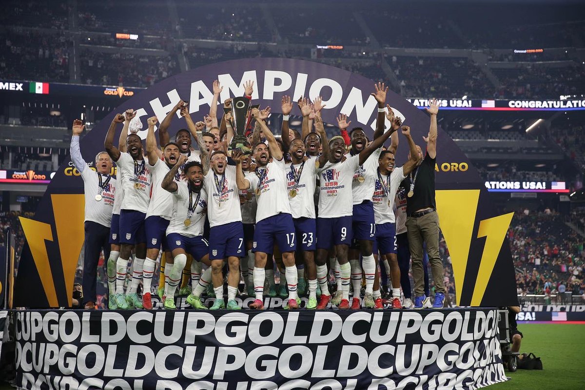 _georgebello's tweet photo. GOLD CUP CHAMPIONS⭐️ So proud, and have so much love for this team❤️ https://t.co/T1KDDYNCwn
