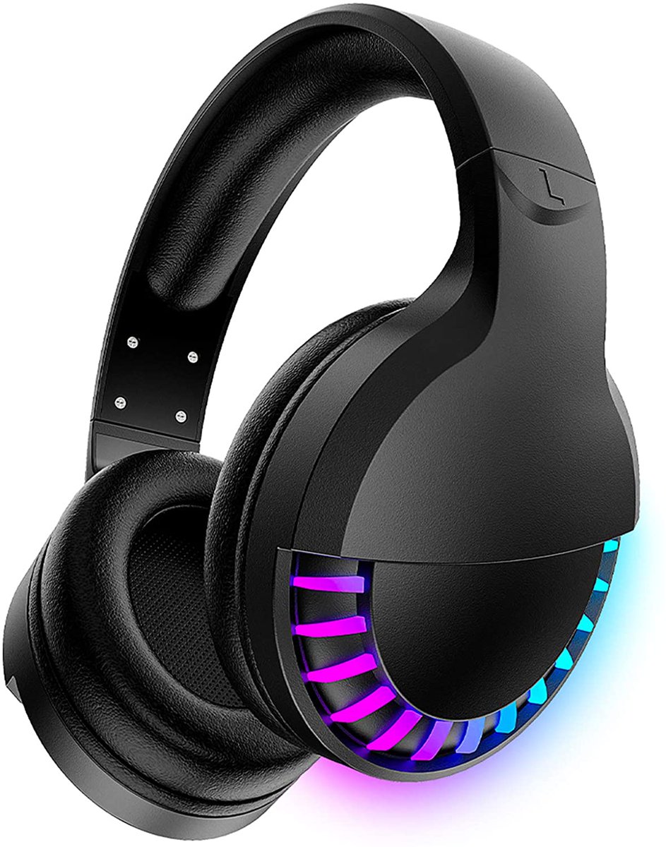 Manbasnake__Q's tweet image. Wireless Bluetooth Headphone with Noise Cancellation HiFi Stereo Sound Mic Deep Bass Protein Earpad Rainbow RGB Backlight Rechageable Over Ear Headset for PC Mac Game Travel Class Home Office #keyboard 
 #earphone #earphone🎧 #earphones🥳❤️🥳