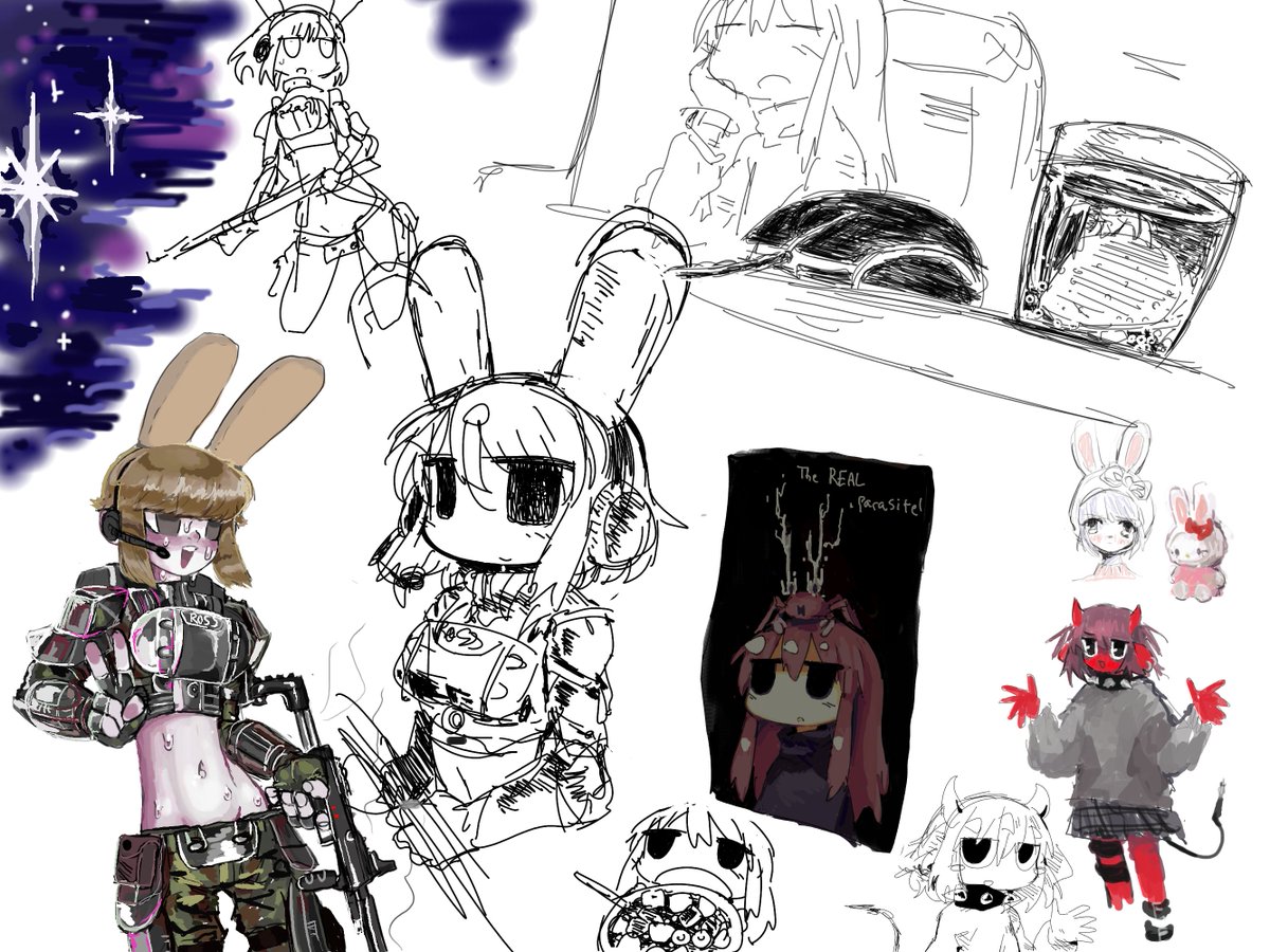 Drawpile with @CappyThule and @insect_hospital from awhile ago. It's been awhile since I've done this! 