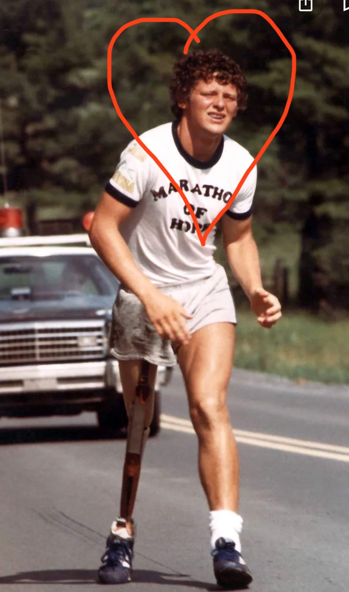 Happy Birthday Terry Fox, you re my hero. 