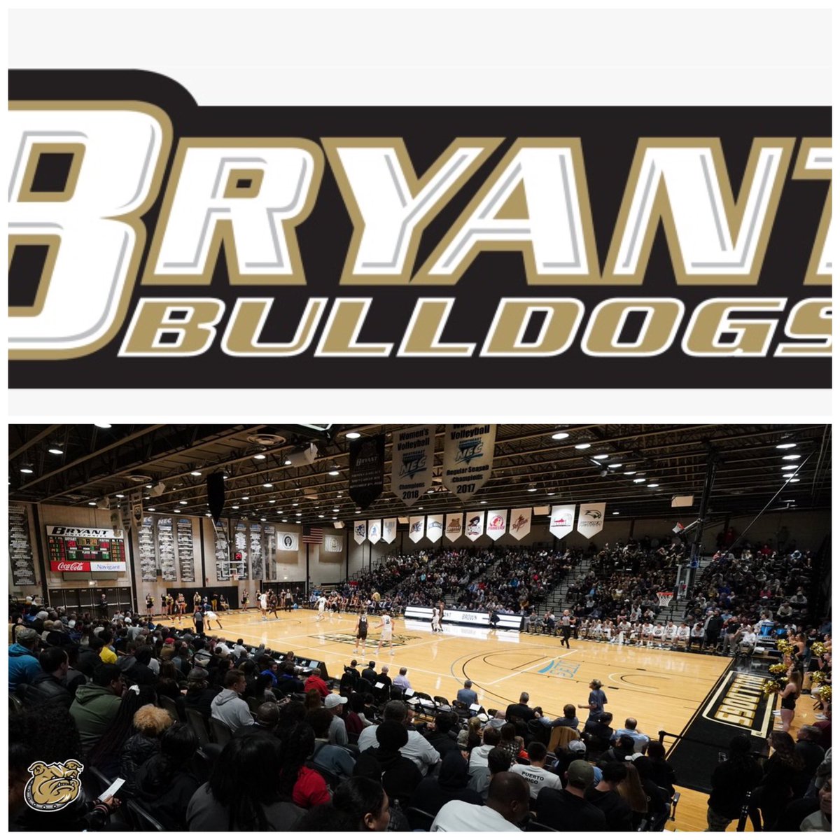OMaxJohnson's tweet photo. Blessed to receive my first division one offer from Bryant University🤎! #gobulldogs 🐶 https://t.co/qaeZdCf8tC