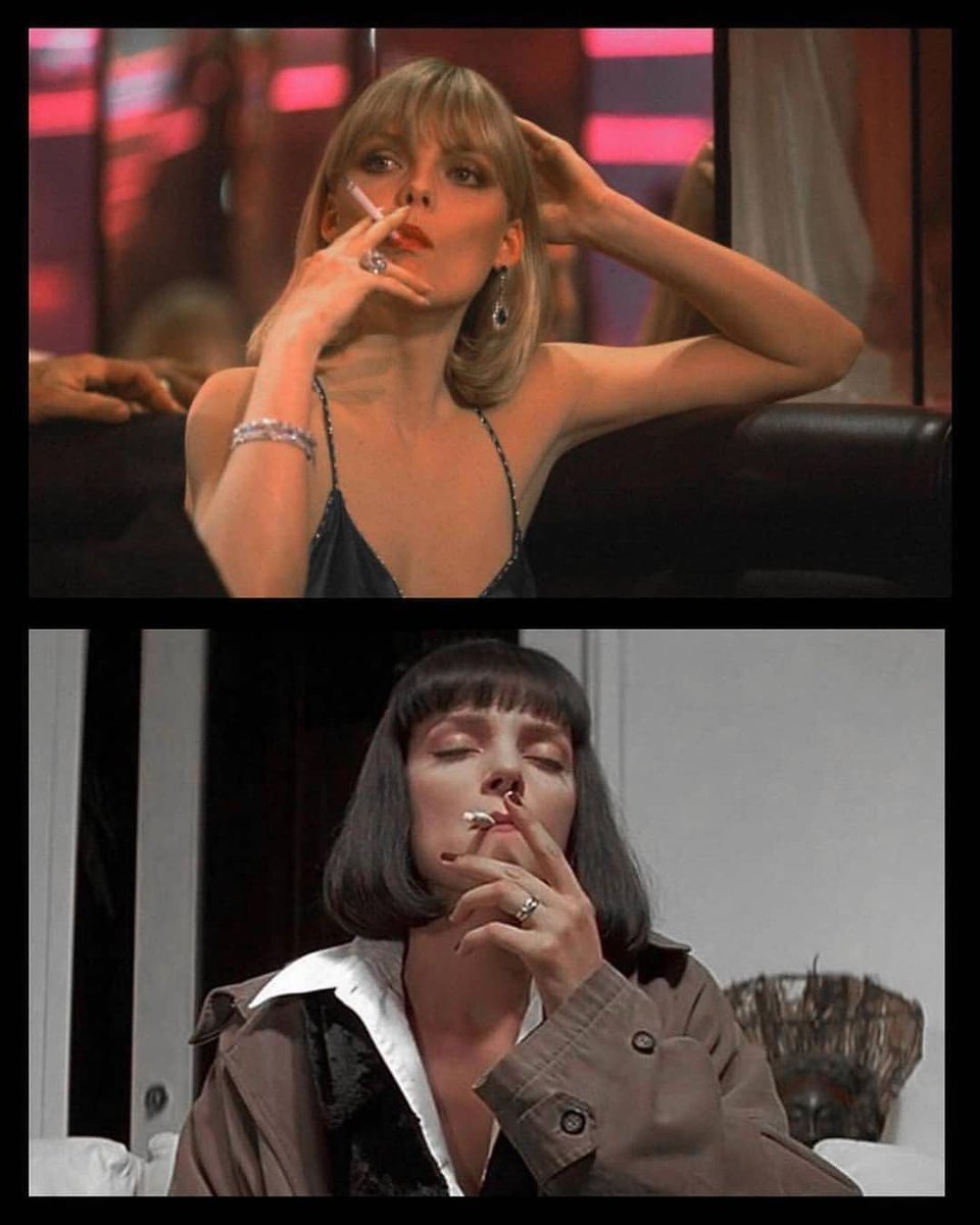 LIT Culture on X: Scarface's Elvira  Pulp Fiction's Mia  t.coCon0WOBcVW  X
