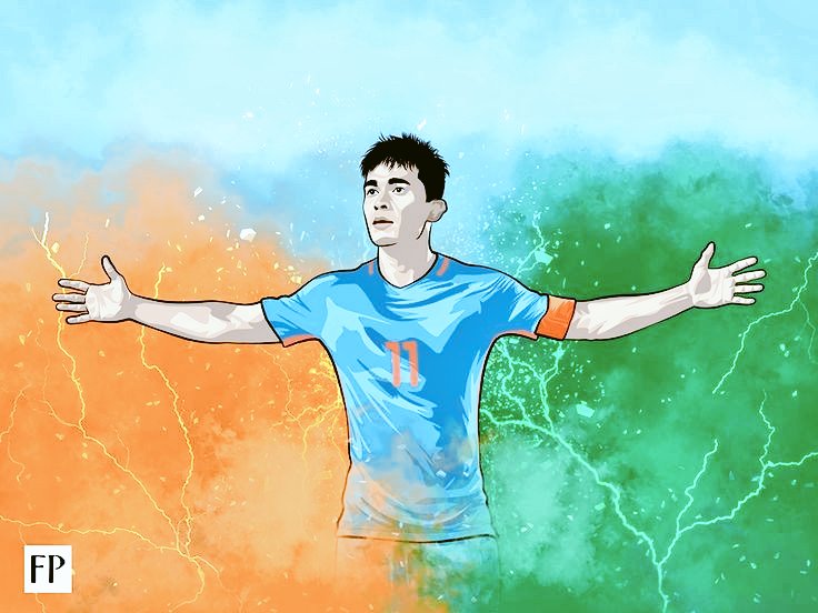 DebrajGhosal9's tweet photo. #Sunil_Chhetri.  
Happy Birthday The Boss🎂🎂🎂
Never stop there..... https://t.co/pMKQDXCpCD