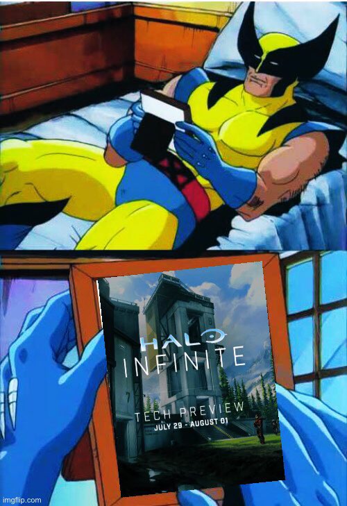 HCS_Now's tweet image. Me now that the Tech Preview is over. #HaloInfinite #HaloInfiniteMP