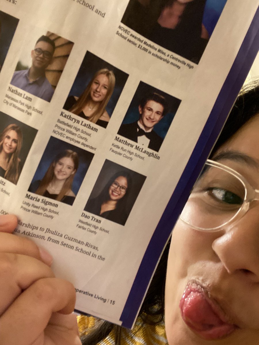 jhulibeans's tweet photo. although they didn’t put my picture, I got a little recognition on the #VMDAEC section of the #cooperativelivingmagazine! such a small accomplishment but it’s such a cool experience :) God is good! https://t.co/n0slUR37QG