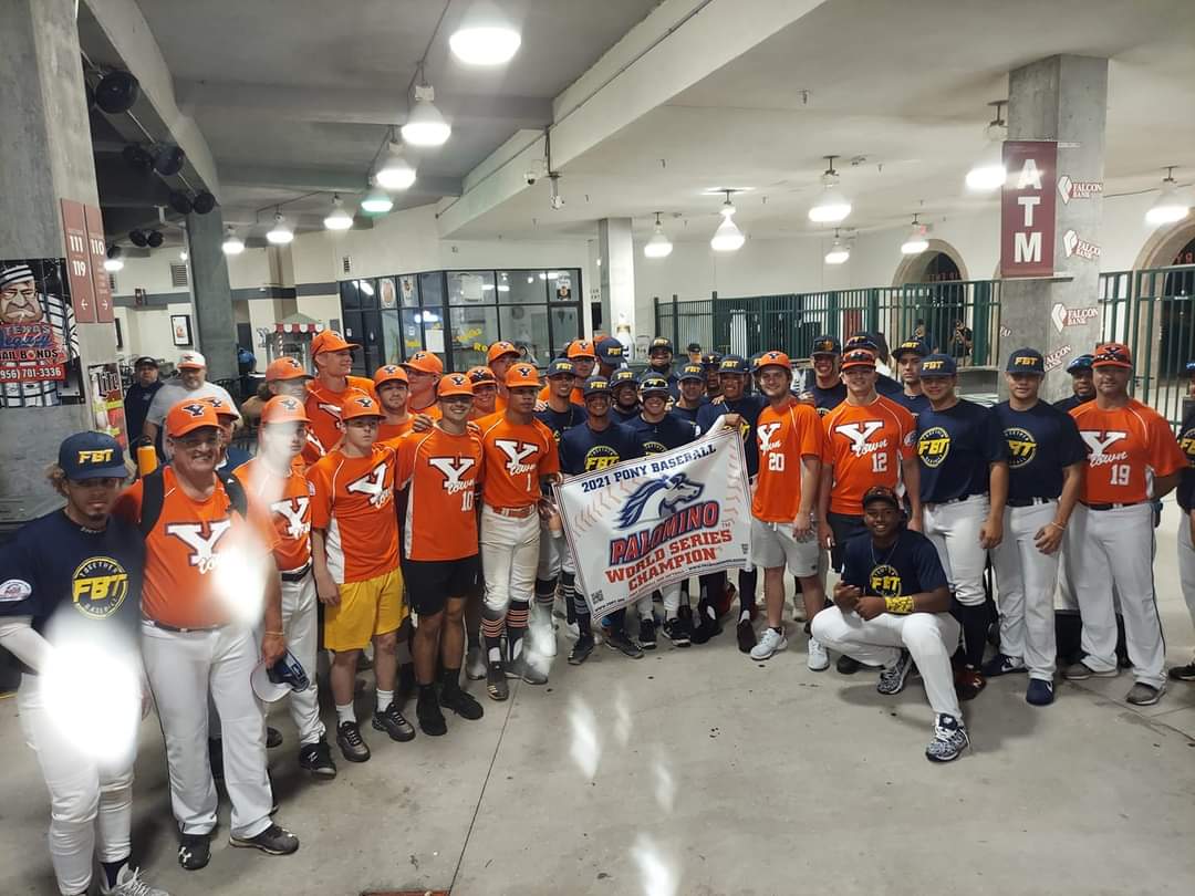 CoachTimQuinn's tweet photo. Championship game called due to rain/lightning. Congrats to the Palomino World Series co-champions Puerto Rico and the @pletchlives #AstroFalcons @YSNLive_com @Tim14Quinn @DiberadinLandon @GageGillott @SadlerJimmy https://t.co/CirDAkNZHv