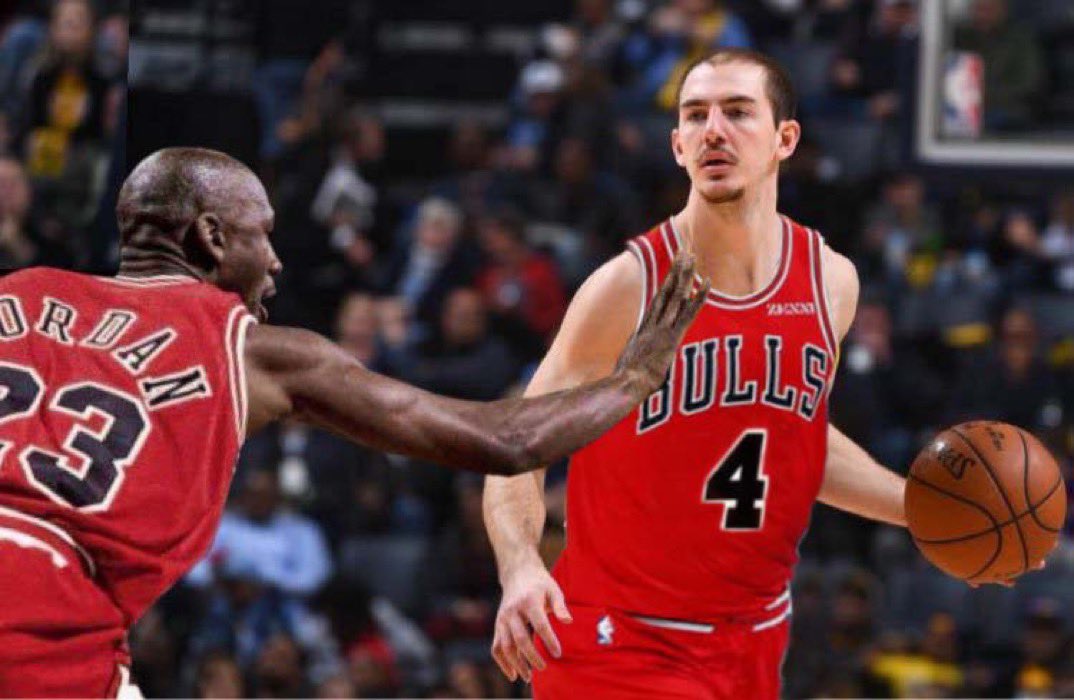 Hoopss's tweet image. Michael Jordan just became the 2nd greatest Bull of all-time