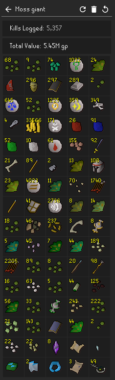 AlanowskyRS's tweet photo. Loot from Hill and Moss Giants https://t.co/pD5KcMbEe6