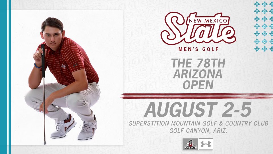NMStateMGolf's tweet photo. Scott Rescigno is off to a solid start at the 78th Arizona Open 🌵
A 1 under, 69, puts @RescignoScott in the top 30 after Round 1. Best of luck the next 2 days!

#AggieUp https://t.co/jgbMxprTj7