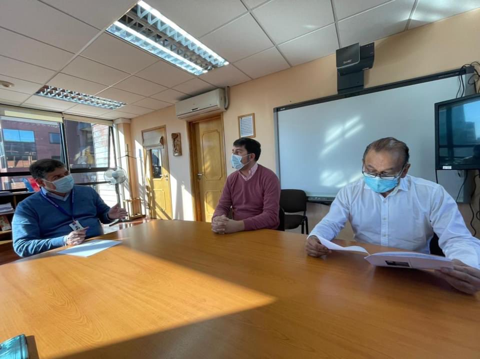 Esta tarde me reuní junto al Alcalde de Gorbea Andrés Romero Martínez y el director Servicio Araucania  Sur  René Lopetegui para seguir trabajando y avanzando en mejoramiento y provisión de infraestructura hospitalaria para la comuna de Gorbea