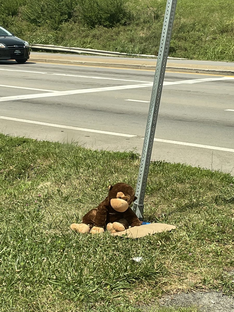 Dheadley2099's tweet photo. I wonder what the sign said. https://t.co/e7hHl9o4IZ