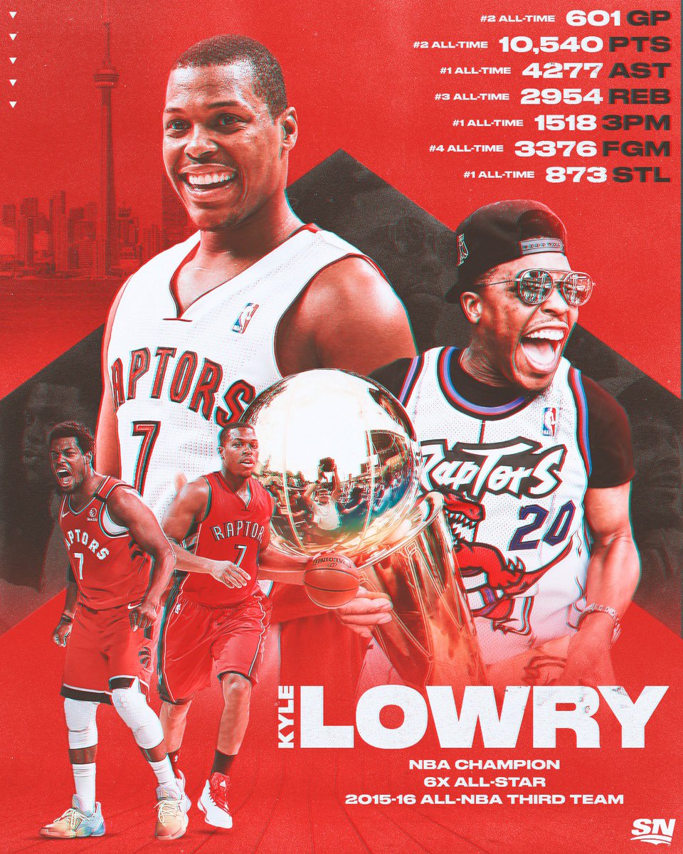 A big shoutout to the greatest Raptor of all-time Kyle Lowry we’re sad to see you go. Although it’s a hard day for Raptors fans you brought us the franchise’s first NBA Championship. As far as I’m concerned it’s mission accomplished. Can’t wait to have you on Baseline 2 Baseline