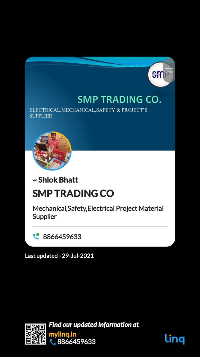 shlok11995's tweet photo. ~ SMP TRADING CO
https://t.co/3oYfoj7FY8
#OfficialLinq https://t.co/F8KF2Yshin