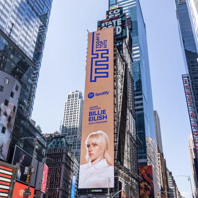 Billie Eilish - "Happier Than Ever"
Listen now on @Spotify's #TodaysTopHits playlist. https://t.co/gQOAHDJ3Lr