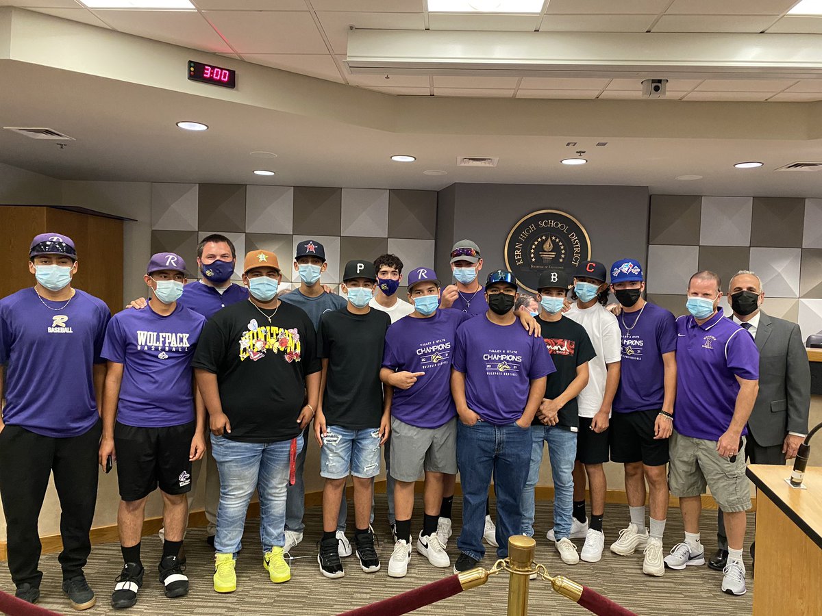 Congratulations to <a href="/RHS_PACK/">Ridgeview Wolf Pack</a> 2021 State Championship Baseball team recognized at tonight’s board meeting