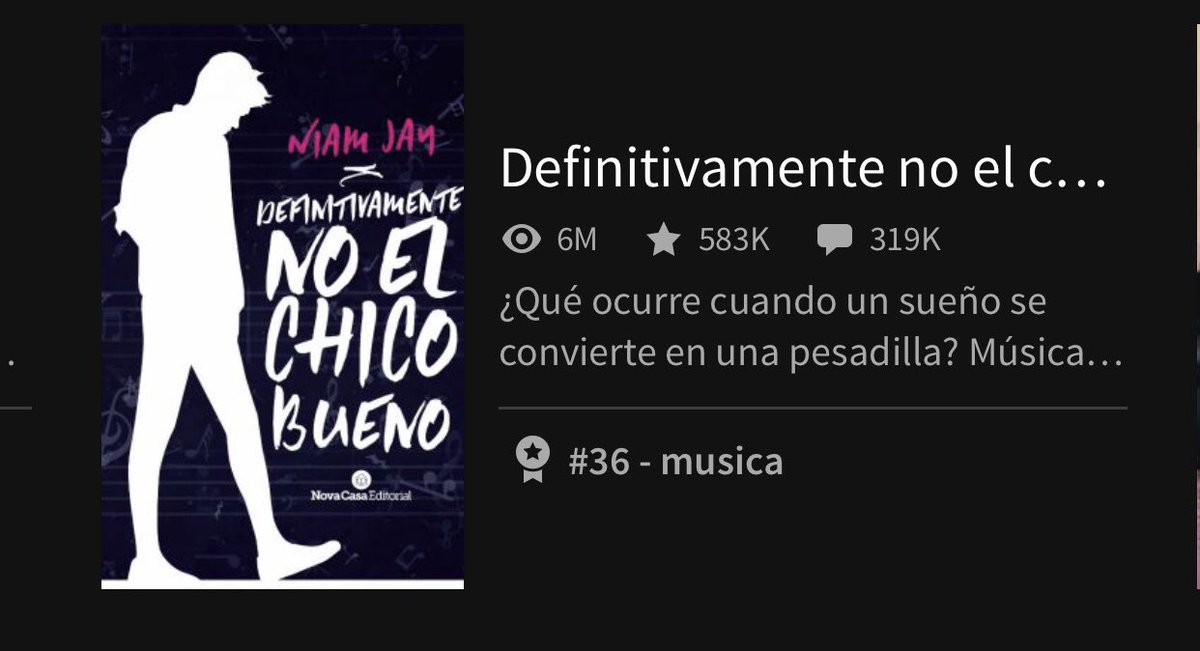 FictionalNiam's tweet photo. Voy a subir el tercer libro de BadBoy a wattpad cuando #DMQA alcancé la mitad de vistas, votos y comentarios que tiene #DNECB 😇 https://t.co/EeTcUyVTnc