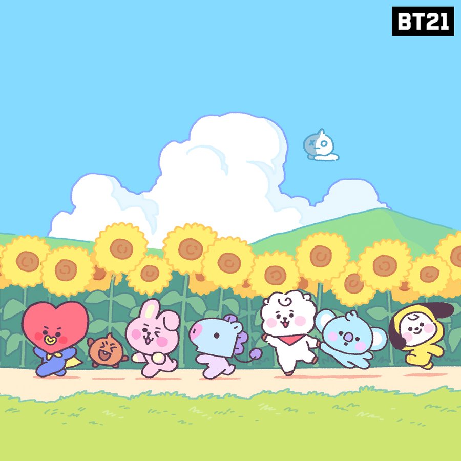 Btsキャラクターbt21ベビーの新しいイラスト画像はどこでみれる 夏を楽しむbt21 Bts情報局love Life
