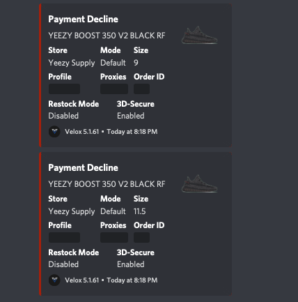 broitskenny's tweet image. Hit privacy limit and missed out on 2 black reflectives but thanks

@VeloxBots 
@PolyProxies @Rainbow_Proxy 
@ChopsAndClips @arialalerts @WizeTools