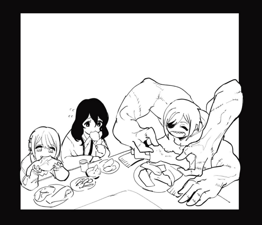 ちなみに、単行本収録以前の同人誌のキャラもおまけページにこっそり居るぞ!探してみてね! 